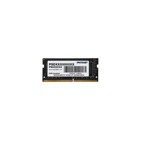 MEMORIA PATRIOT SIGNATURE SODIMM DDR4 16GB (1X16GB) 3200MHZ CL22 260PIN 1.2V P/LAPTOP