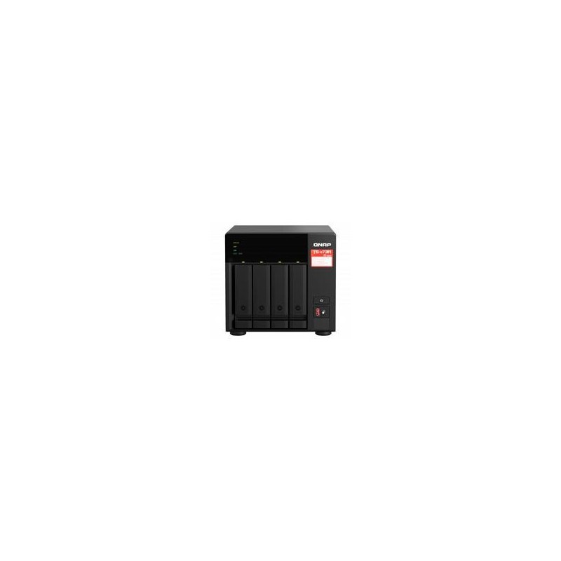 NAS QNAP TS-473A-8G/ 4 BAHIAS NUCLEO CUADRUPLE HASTA 2.7 GHZ AMD RYZEN 8GB DDR4 SO-DIMM/2 PTO 2,5 GBE / 1 PTO 10GBE/ USB 3.2X3/