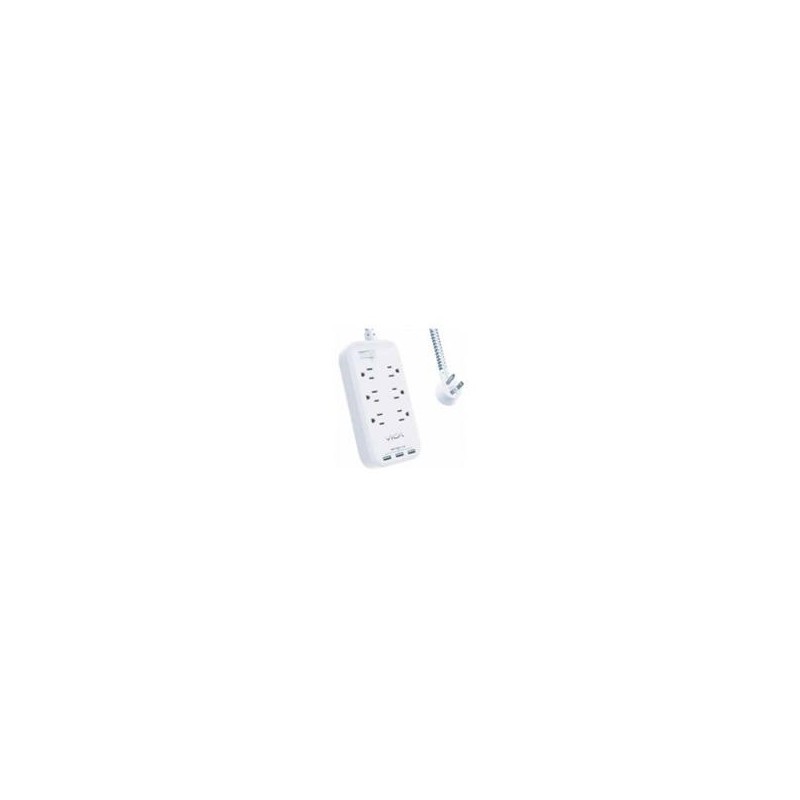 SUPRESOR DE PICOS VICA 6 SALIDAS 3 PUERTOS USB