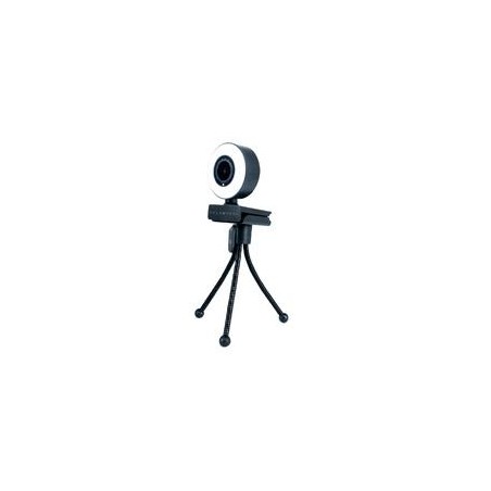CAMARA WEB BALAM RUSH /USB/ CON LUZ LED/ MICROFONO INTEGRADO,/CW750 /COLOR NEGRO / BR-932974