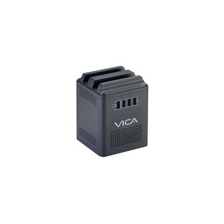 REGULADOR DE VOLTAJE VICA CONNECT 800 800 VA / 400 W 4 TOMAS Y CENTRO DE CARGA