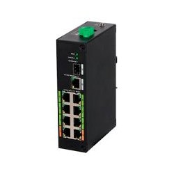 SWITCH  DAHUA EPOE 8 PUERTOS/ HASTA 800 MTS CON CAMARAS EPOE/ 120 WATTS/ SWITCHING 8.8G/ IEEE802.3AF/ IEEE802.3AT/ HI-POE