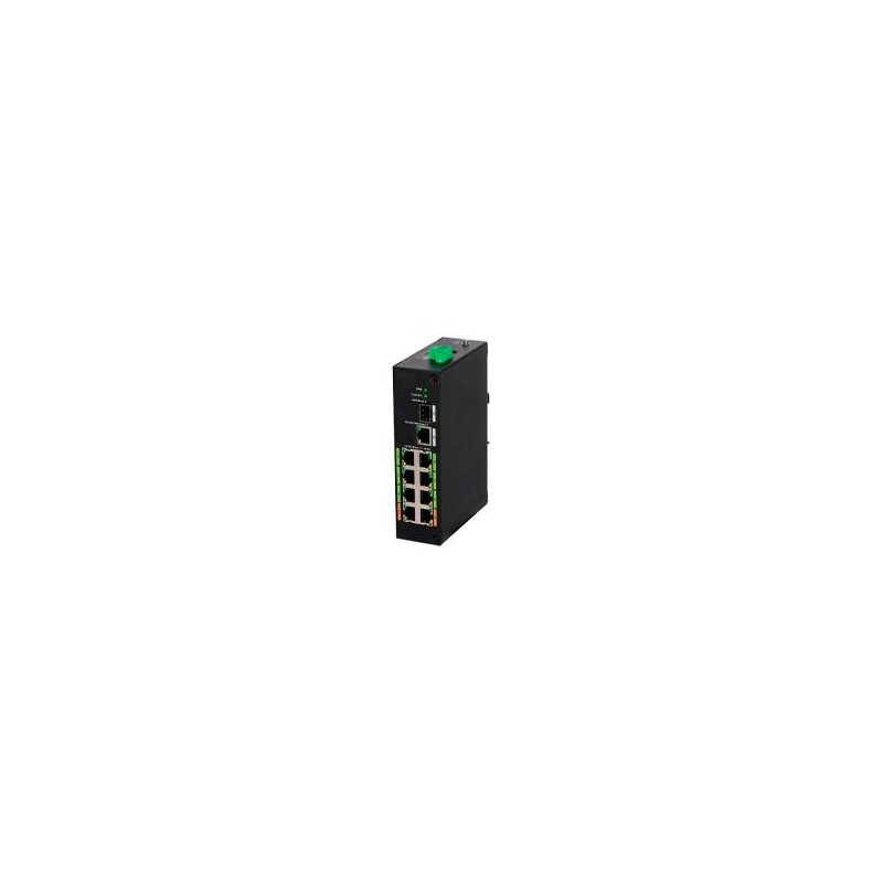 SWITCH  DAHUA EPOE 8 PUERTOS/ HASTA 800 MTS CON CAMARAS EPOE/ 120 WATTS/ SWITCHING 8.8G/ IEEE802.3AF/ IEEE802.3AT/ HI-POE