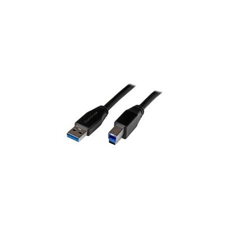 CABLE ACTIVO USB 3.0 SUPERSPEED DE 10 METROS - A MACHO A B MACHO - USB 3.1 GEN 1 (5GBPS) - STARTECH.COM MOD. USB3SAB10M