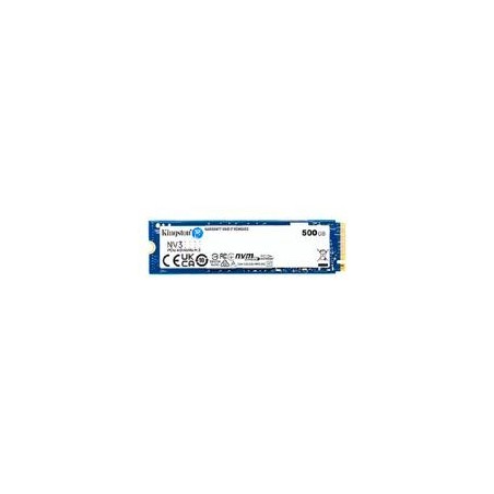 UNIDAD DE ESTADO SOLIDO INTERNO 500GB KINGSTON SNV3S NV3 M.2 2280 NVME PCIE GEN 4X4 LECT. 5000 ESCRIT. 3000 MBS PC LAPTOP MINI