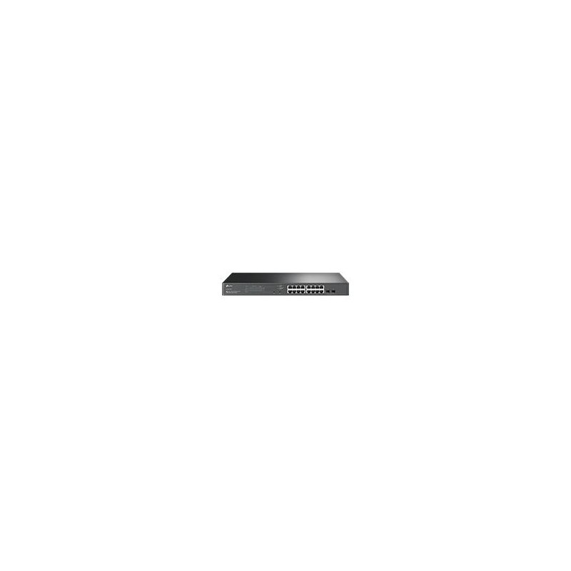 SWITCH | TP-LINK | SG2218P | 16 PUERTOS POE+ | 2 PUERTOS SFP  GIGABIT | OMADA SDN | IPV6 | MONTAJE EN RACK
