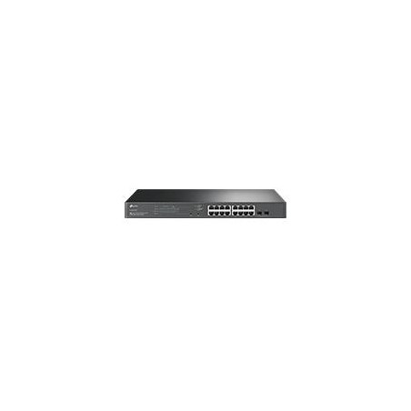 SWITCH | TP-LINK | SG2218P | 16 PUERTOS POE+ | 2 PUERTOS SFP  GIGABIT | OMADA SDN | IPV6 | MONTAJE EN RACK