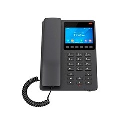 TELÉFONO IP GRANDSTREAM GHP631W / TELÉFONO WIFI HOTELERO CON PANTALLA LCD A COLOR, 2 LÍNEAS SIP CON 2 CUENTAS, CODEC OPUS, IPV4