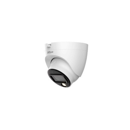 CAMARA ANALOGA/ DAHUA/ DH-HAC-HDW1209TLQN-A-LED-0280B-S3/ DOMO FULL COLOR DE 2 MP CON LENTE DE 2.8MM Y ANGULO DE 103°. MICROFON