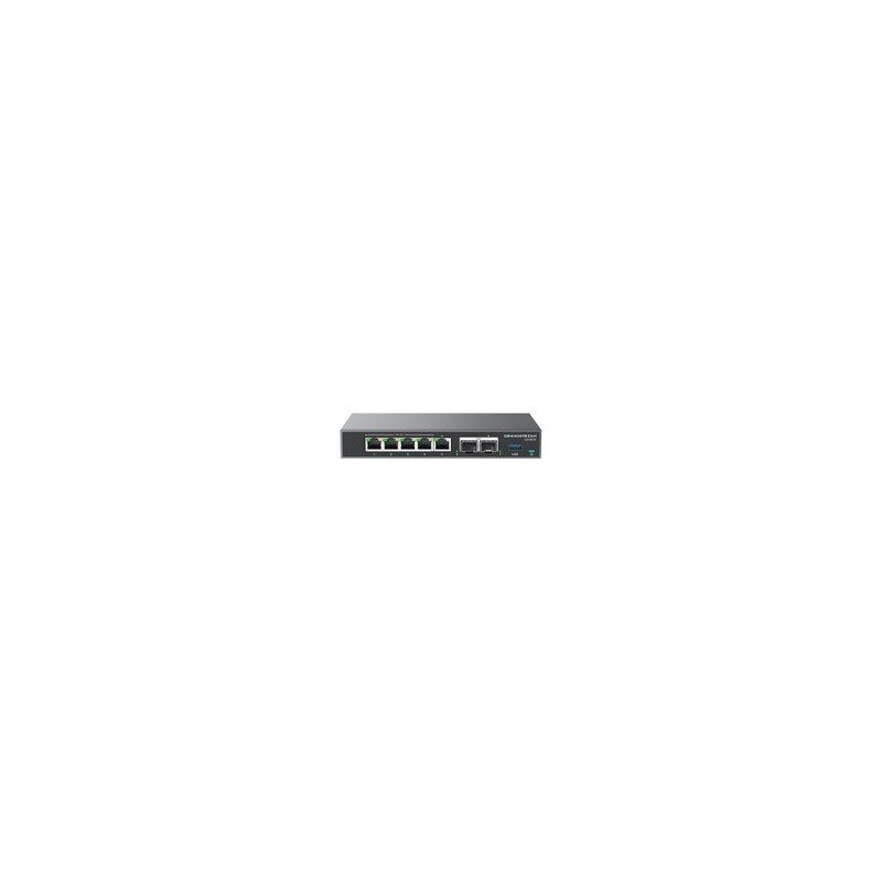 ROUTER GRANDSTREAM GCC6010 / DISPOSITIVO 4 EN 1, CONMUTADOR IP, FIREWALL, RUTEADOR VPN, SWITCH GIGABIT DE 5 PUERTOS, 4XPOE, 2XS