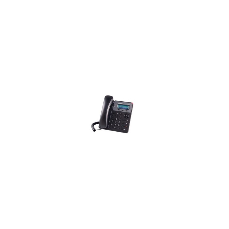 TELÉFONO IP GRANDSTREAM GXP1610P / 1 LÍNEA, 1 CUENTA SIP CON 3 TECLAS DE FUNCIÓN PROGRAMABLES Y CONFERENCIA DE 3 VÍAS, NEGRO
