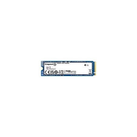 UNIDAD DE ESTADO SOLIDO KINGSTON INTERNO SNV3S NV3 4TB M.2 2280 NVME PCIE GEN 4X4 LECT.6000/ESCRIT.5000 MB/S PC/LAPTOP/MINI PC