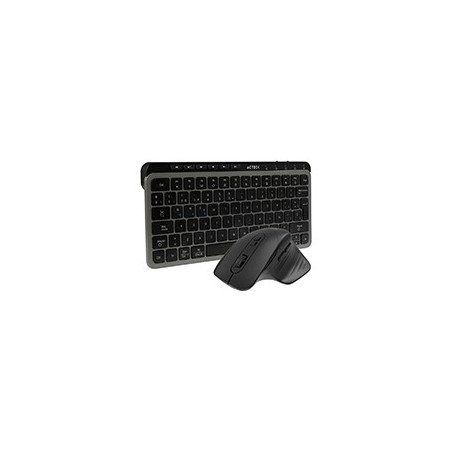 KIT ACTECK CREATOR KREA MK750 / TECLADO Y MOUSE / INALAMBRICO DUAL / MULTIDISPOSITIVO / RECARGABLE / DONGLE + BT /  65% / WIN -