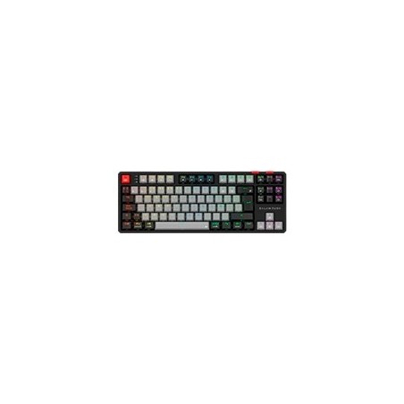 TECLADO GAMER BALAM RUSH LEVEL PRO GK990 / INALAMBRICO / MULTIMEDIA / RGB DINAMICO / RECARGABLE / ESPAÑOL / 105 TECLAS / GRIS-N