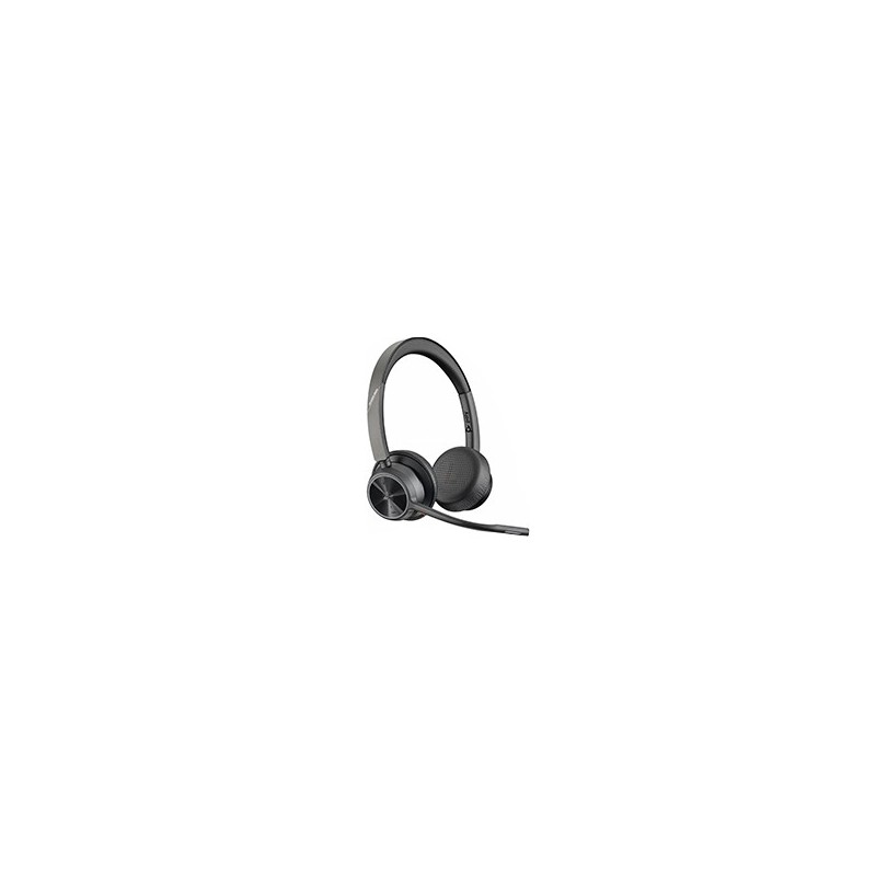 DIADEMA HP POLY 77Z00AA / AUDÍFONOS CON MICRÓFONO VOYAGER 4320 MS CON BASE, BLUETOOTH, INALÁMBRICO, NEGRO