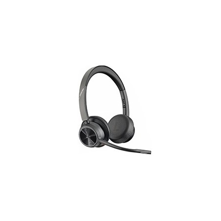 DIADEMA HP POLY 77Z00AA / AUDÍFONOS CON MICRÓFONO VOYAGER 4320 MS CON BASE, BLUETOOTH, INALÁMBRICO, NEGRO