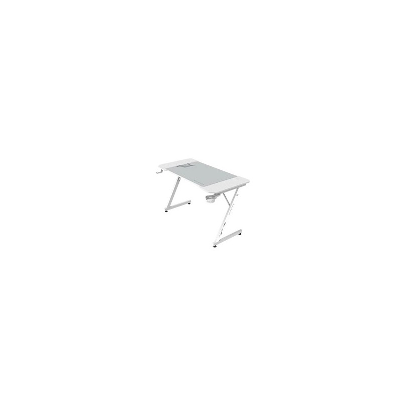 ESCRITORIO BALAM RUSH OLYMPUS SPOT GLOW MRX4000 / ERGONOMICO / ESTRUCTURA Z / DISEÑO GAMER / CABLEADO ORGANIZADO /  BLANCO / BR