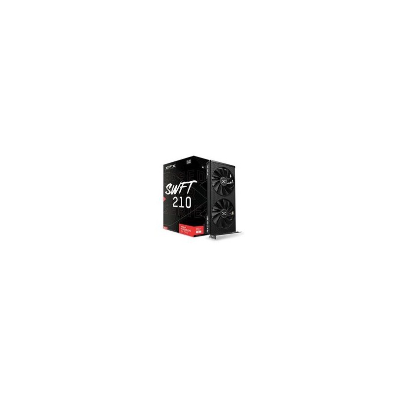TARJETA DE VIDEO XFX AMD RADEON RX 7600 SPEEDSTER SWFT 210 DUAL FAN / 8GB/ GDDR6/ PCIE 4.0/128 BIT/GAMA MEDIA