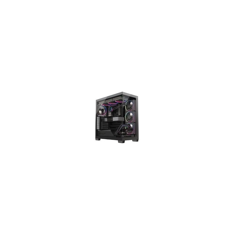 GABINETE GAMER BALAM RUSH TANK POLAR 7900 / MEDIA TORRE / ATX - M-ATX - ITX / VENTILADORES INCLUIDOS / CRISTAL TEMPLADO / SOPOR