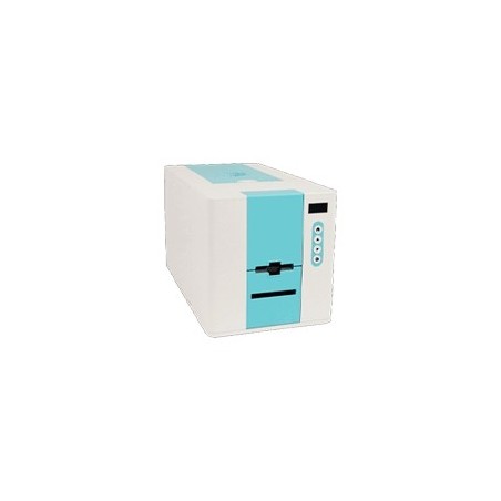 IMPRESORA CREDENCIALES PVC DASCOM DC-240, SUBLIMACION, 300 DPI, USB, SIMPLEX, INCLUYE 100 TARJETAS BLANCAS DE PVC, 1 RIBBON CMY