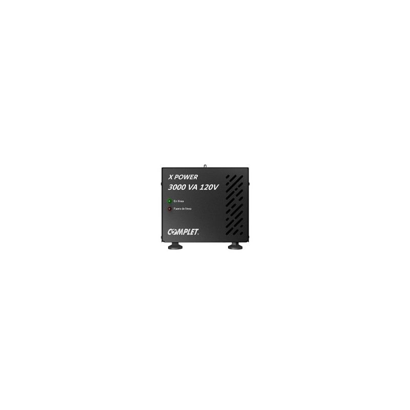 REGULADOR ELECTRONICO DE VOLTAJE COMPLET MODELO X-POWER DE 3000VA/3000W A 120V