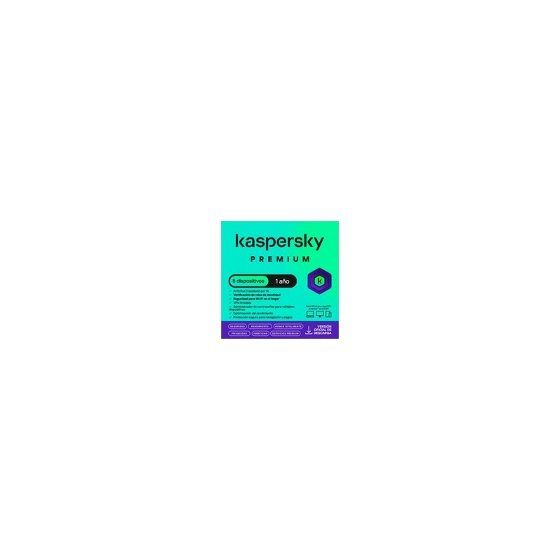 ESD KASPERSKY PREMIUM 5 DISP 3 CUENTAS KPM 1 AÑO