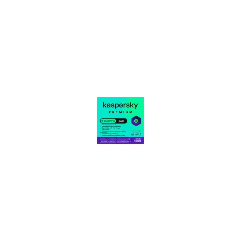 ESD KASPERSKY PREMIUM 10 DISP 5 CUENTAS KPM 1 AÑO