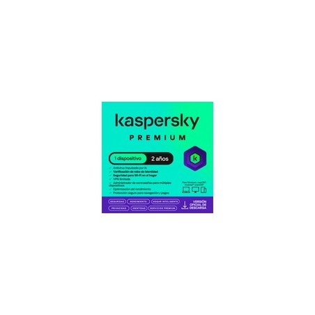 ESD KASPERSKY PREMIUM 1 DISP 1 CUENTA KPM 2 AÑOS