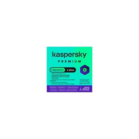 ESD KASPERSKY PREMIUM 3 DISP 2 CUENTAS KPM 2 AÑOS