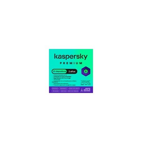 ESD KASPERSKY PREMIUM 20 DISP 10 CUENTAS KPM 2 AÑOS