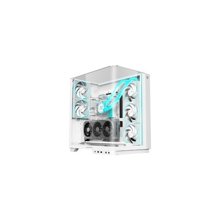 GABINETE GAMER BALAM RUSH TANK EXPERT CURVE 7800 / MEDIA TORRE / ATX - MICRO AX - ITX / CRISTAL TEMPLADO / SOPORTE P/ TARJETA D