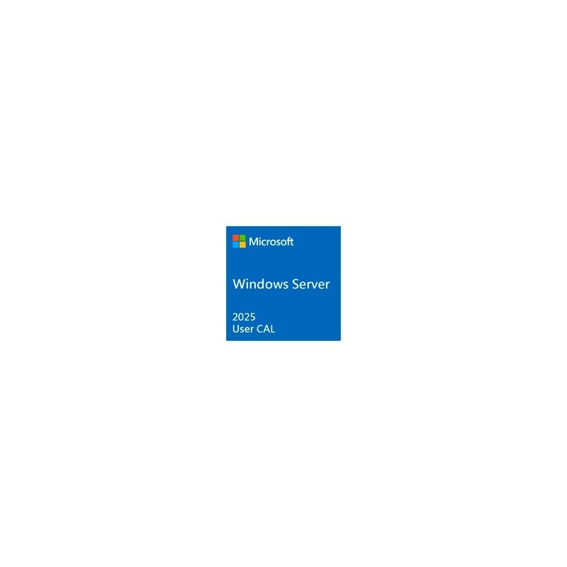 MICROSOFT OEM WINDOWS SERVER CAL 2025 SPANISH PAQUETE 1 USUARIOS LICENCIA X USR