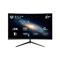 MONITOR GAMER BALAM RUSH ANDROMEDA MAG27Y / CURVO / 27 PULG / VA / FULL HD / 180 HZ / 1 MS / R1800 / VESA 100 / RGB / OVERCLOCK