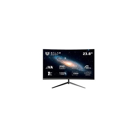 MONITOR GAMER BALAM RUSH ANDROMEDA MAG24Y / CURVO / 23.8 PULG / PANEL VA / FULL HD / 180 HZ / 1 MS / R1800 / FREESYNC ADAPTATIV