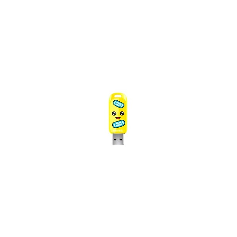 MEMORIA SANDISK 128GB USB 3.2 FORTNITE DRIVE EDICION BANANO SDCZIF-128G-G46