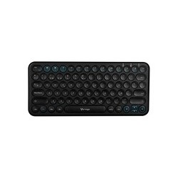 TECLADO / VORAGO / KBW-400, SLIM REGARGABLE TIPO C 2 BLUETOOTH WIRELESS NEGRO