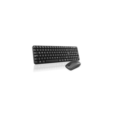 COMBO TECLADO MULTIMEDIA Y MOUSE OPTICO GHIA / GT4000BB / INALAMBRICO / RECEPTOR USB / NEGRO
