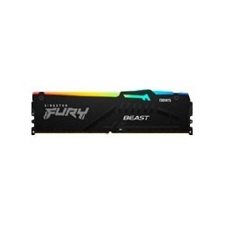 MEMORIA RAM KINGSTON DIMM DDR5 8GB 6000MT/S FURY BEAST BLACK EXPO RGB CL36 288PIN 1.35V C/DISIPADOR DE CALOR P/PC/GAMER/ALTO RE
