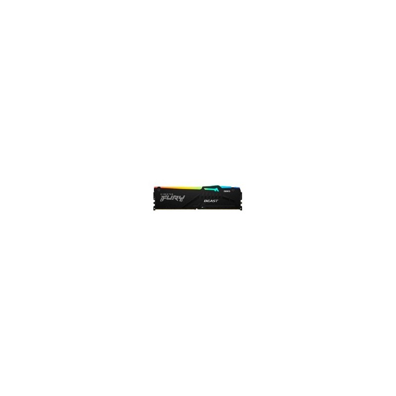 MEMORIA RAM KINGSTON DIMM DDR5 8GB 6000MT/S FURY BEAST BLACK EXPO RGB CL36 288PIN 1.35V C/DISIPADOR DE CALOR P/PC/GAMER/ALTO RE