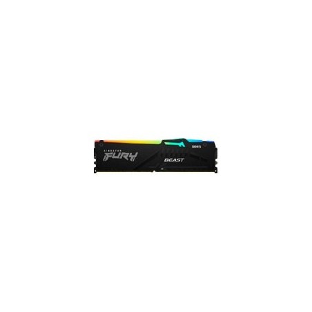MEMORIA RAM KINGSTON DIMM DDR5 8GB 6000MT/S FURY BEAST BLACK EXPO RGB CL36 288PIN 1.35V C/DISIPADOR DE CALOR P/PC/GAMER/ALTO RE