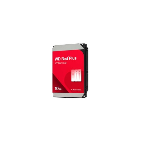 DISCO DURO INTERNO WD RED PLUS 10TB 3.5 ESCRITORIO SATA3 6GB/S 512MB 7200RPM 24X7 HOTPLUG NAS 1-8 BAHIAS  WD100EFGX