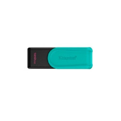 MEMORIA FLASH USB KINGSTON DATA TRAVELER EXODIA S 128GB GEN 1 3.2 TIPO A C/TAPA GIRATORIA NEGRO+TURQUESA DTXS/128GB