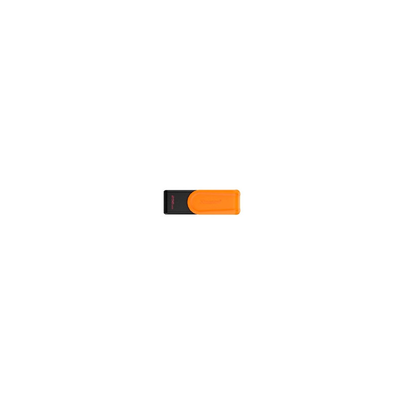 MEMORIA FLASH USB KINGSTON DATA TRAVELER EXODIA S 256GB GEN 1 3.2 TIPO A C/TAPA GIRATORIA NEGRO+NARANJA DTXS/256GB