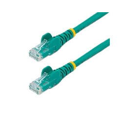 CABLE DE 0.5M VERDE DE RED GIGABIT CAT6 ETHERNET RJ45 SIN ENGANCHE - SNAGLESS STARTECH