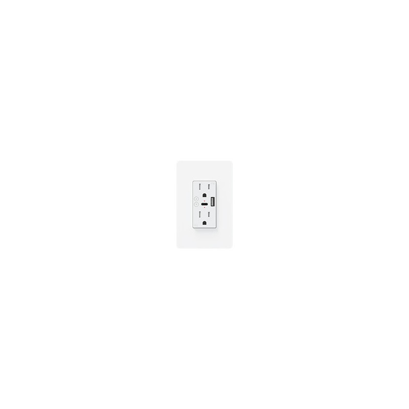 CONTACTO INTELIGENTE DE PARED MIRATI MCP2 / 2 CONTACTOS, 1 USB A, 1 USB C / WIFI 2.4GHZ, BLUETOOTH 4.2 / COMPATIBLE CON ANDROID