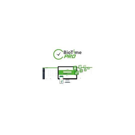 ZKTECO / SOFTWARE DE GESTIóN CENTRALIZADA DE ASISTENCIA BIOTIMEPRO LICENCIA STARTER 5 DISPOSITIVOS Y 500 EMPLEADOS VITALICIA