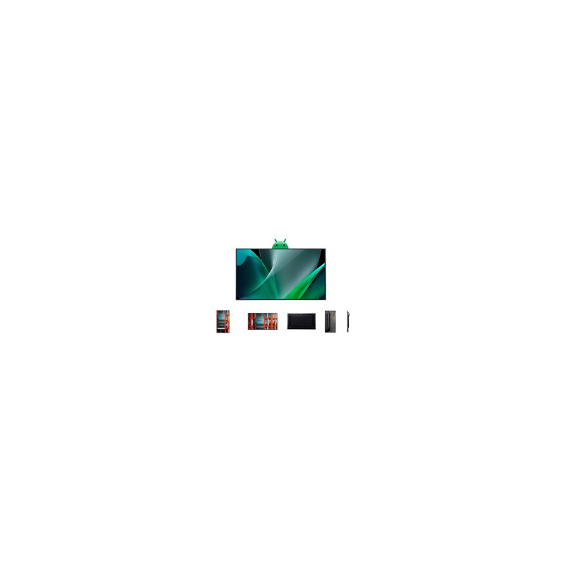 MONITOR PROFESIONAL SHARP DE 98 PN-ME982 UHD 3840 X 2160 18/7, 450 CD/M2, CONT 1200:1, USB-C, 3 HDMI HDCP, ANDROID 13