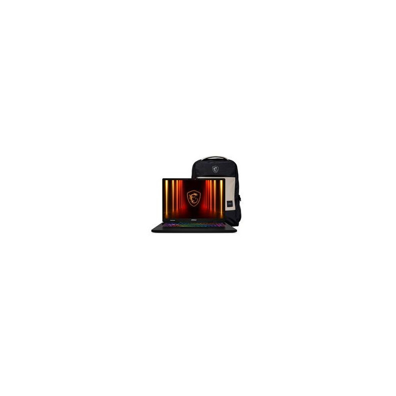 PORTATIL GAMER MSI CROSSHAIR A16 HX D8WGKG / 16 QHD+ 240HZ / AMD RYZEN 9 8940HX HASTA 5.3 GHZ  / DDR5 32GB (2*16GB) / 1TB SSD /