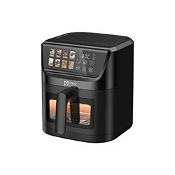 FREIDORA DE AIRE DIGITAL A COLOR CON VENTANA / MIRATI HOME CON CAPACIDAD DE 5 LITROS 1000W, 8 MODOS PREESTABLECIDOS, TEMPERATUR