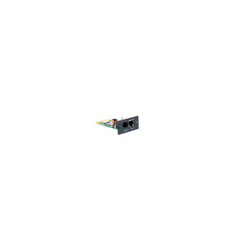 TARJETA INTELIGENTE SNMP, GESTION Y MONITOREO REMOTOS DE REDES, SOFTWARE FORZA TRACKER, RJ45, INDICADOR DE CONEXIÓN LED
